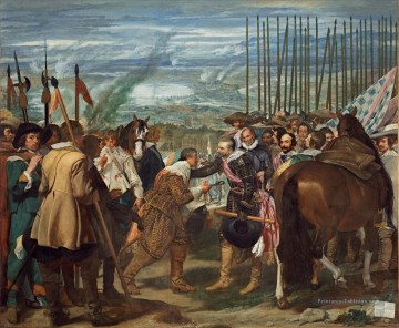 La reddition de Breda Diego Velázquez Peinture à l'huile